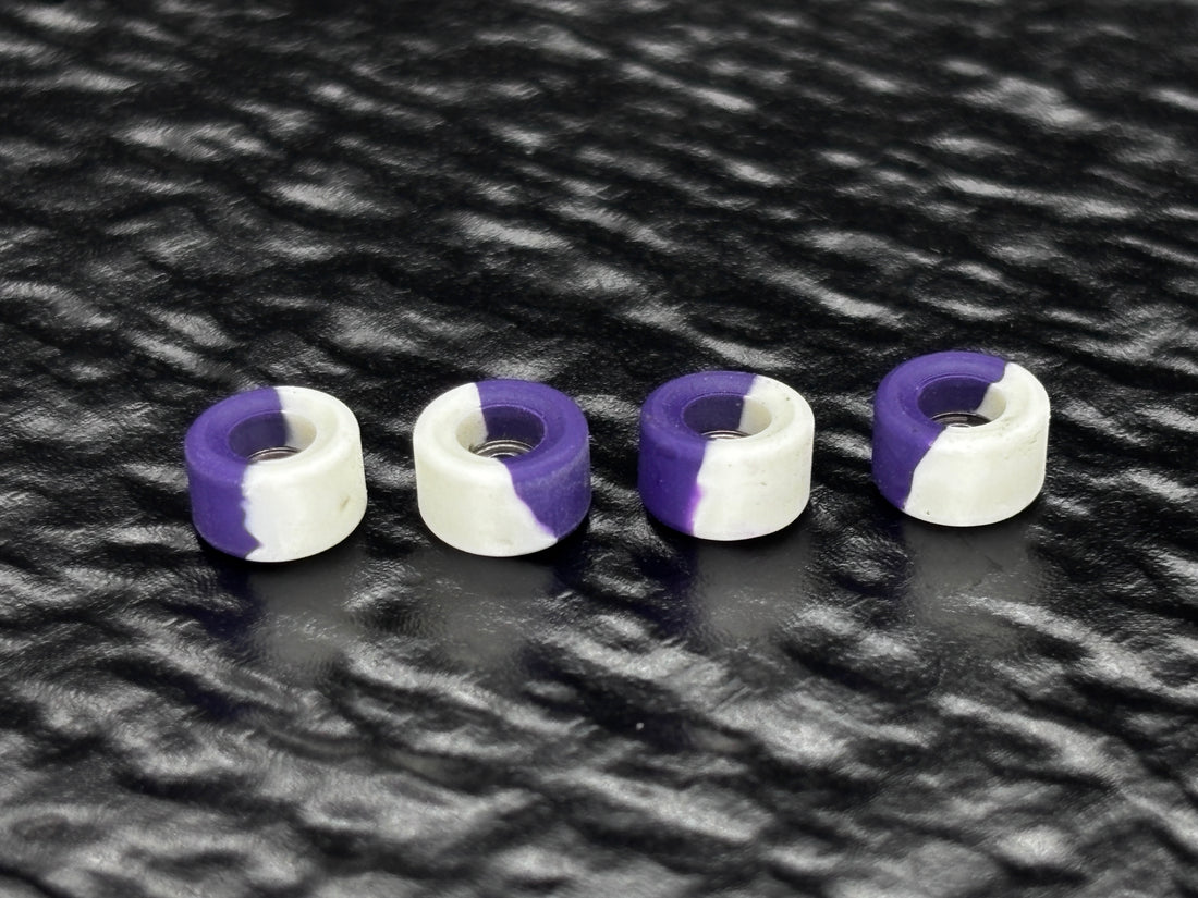 purple with beige 65D