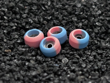 blue with pink